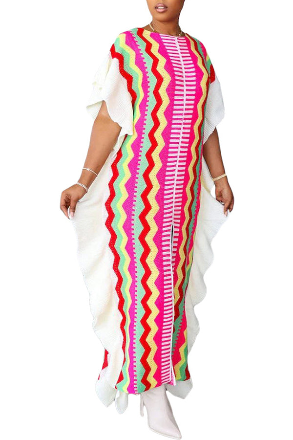 MB FASHION Colorful Zigzag Pattern Sweater Dress 1273LY | MB Fashion Wholesale MB FASHION Colorful Zigzag Pattern Sweater Dress 1273LY | MB Fashion Wholesale