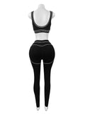 EVERY FASHION 2-Piece Seamless Activewear Set – Sports Bra & High-Waisted Leggings HR25083