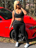 EVERY FASHION 2-Piece Seamless Activewear Set – Sports Bra & High-Waisted Leggings HR25083