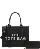 Every Fashion Structured “The Tote Bag” Handbag with Matching Wallet TB6-1136-W