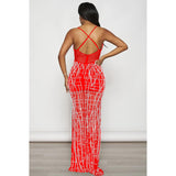 MALYBGG Sexy Fitted Silhouette with Backless Design 6689LY