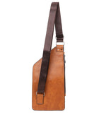 Every Fashion Slim Crossbody Sling Bag – Vegan Leather Tactical Chest Pack 1053