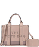 Every Fashion Mini Structured “The Tote Bag” Handbag with Matching Wallet TB6-1122-A