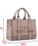 Every Fashion Mini Structured “The Tote Bag” Handbag with Matching Wallet TB6-1122-A