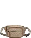 EVERY FASHION Patterned Belt Bag with Multiple Zippered Compartments MS008-1015