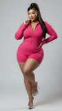 MB FASHION LONG SLEEVE ZIP UP HIGH QUALITY YOGA JUMPSUITS 8194LY