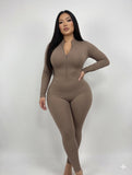 MB FASHION Long Sleeve Zip-Up  HIGH QUALITY Jumpsuit 2402