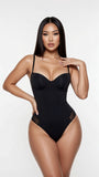 MB FASHION Sculpting Shapewear Bodysuit with Underwire Bust & Mesh Panels 1484