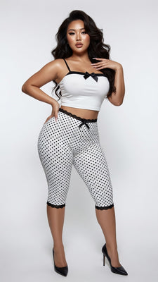 MB FASHION 2-Piece Bow Biker Shorts Set 6020