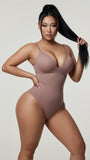 MB FASHION Deep Plunge V-Neck Shapewear Bodysuit 6504