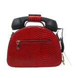 EVERY FASHION Vintage Telephone Handbag with Rotary Dial Design