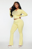 MB FASHION Women’s Contrast-Stitch Two-Piece Set – Long Sleeve Cropped Zip-Up Hoodie & High-Waist Flared Leggings 5071