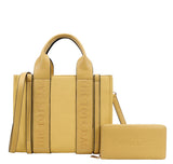 Every Fashion Embossed “The Tote Bag” Mini Structured Handbag with Matching Wallet BL1-9163-W
