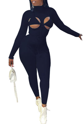 MB Fashion BLACK Jumpsuit 9037R