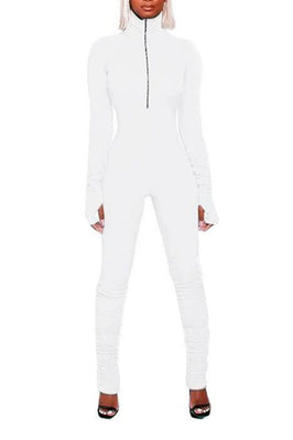 MB Fashion WHITE Jumpsuit 8931R