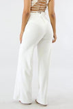 MB Fashion Paper Bag Vine Pants White 4793
