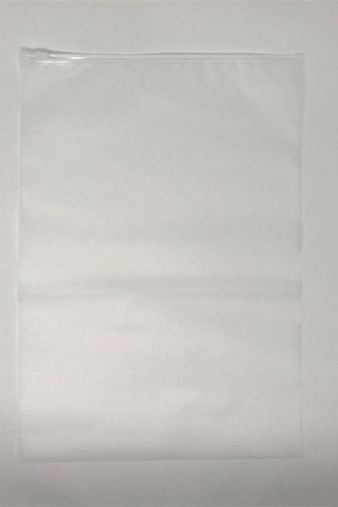11" x 15.5", 2 Mil Zipper Reclosable Plastic Bags White