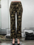 MALYBGG Elevated High-Rise Camo Urban Casual Trousers 6866LY