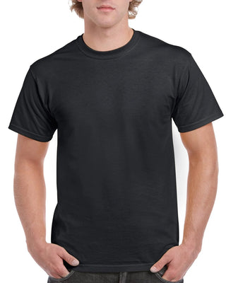 T SHIRT GILDAN 5000 BLACK HEAVY COTTON