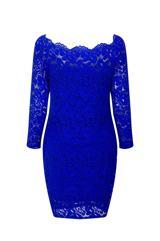 MB FASHION Off-Shoulder Lace Bodycon Dress with Long Sleeves 9051 | MB Fashion Wholesale MB FASHION Off-Shoulder Lace Bodycon Dress with Long Sleeves 9051 | MB Fashion Wholesale