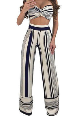 MB fashion Mulit Blue/Cream 2PCs Set mb 4703