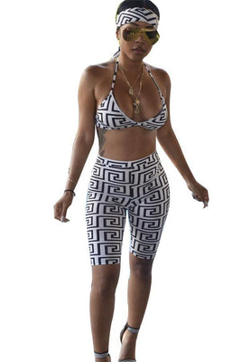 MB Fashion WHITE / BLACK 3 PCs Set 5256