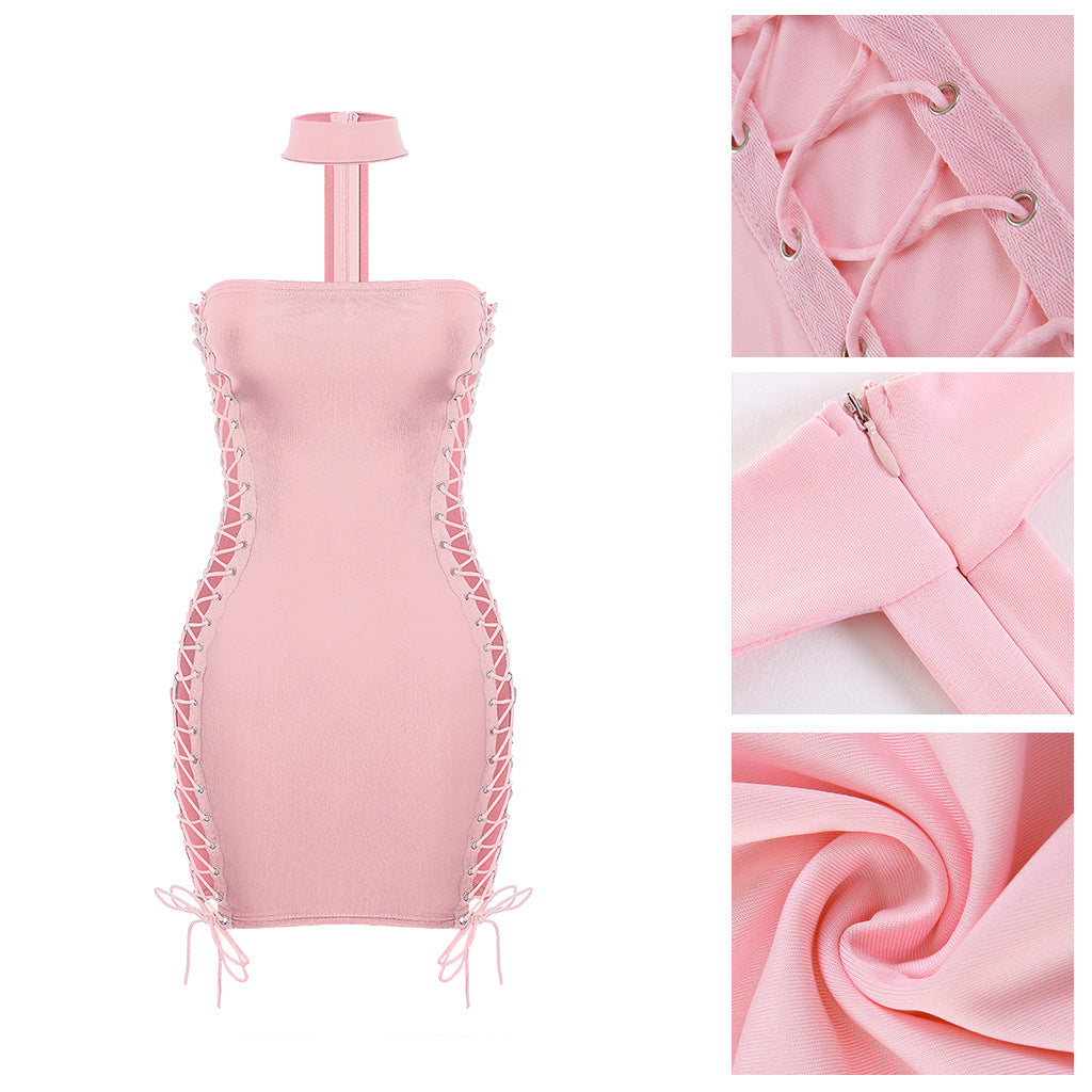MB Fashion Mini Dress Pink 5118