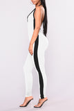MB Fashion Jumpsuit White 5281 SIZE RUN SMALL