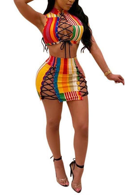 MB fashion Multi Red 2 PCs Set 5692