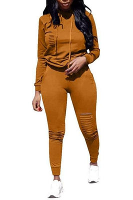 MB Fashion Solid Muster Fall 2 PCs Set 7010