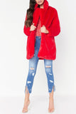 MB Fashion Artificial Fur Outfit Red 6615