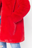 MB Fashion Artificial Fur Outfit Red 6615
