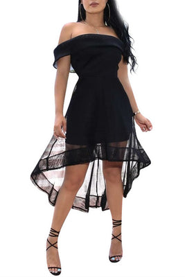 MB Fashion BLACK Dress 2398 SIZE RUN SMALL