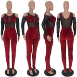 MB Fashion RED Jumpsuit 3188