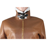 MB Fashion BROWN Long Jacket 5645