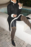 MB Fashion BLACK Long Jacket 5645