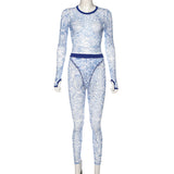 MB Fashion BLUE Jumpsuit 7405