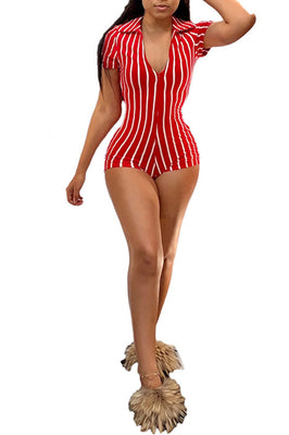 MB Fashion RED Jumpsuit 6295