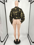 MB Fashion Cropped Button-Up Jacket with Camouflage Print 212AT last S