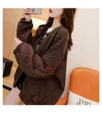MALYBGG Embrace Fashion in a Thickened Patchwork Knit Sweater Coat 8020LY