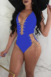 MB Fashion BLUE Swimming Suit 4802 size run small