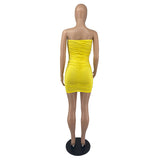 MB Fashion YELLOW Dress 5026R