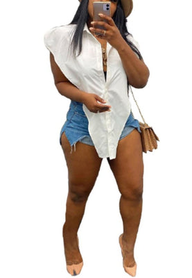 MB Fashion WHITE TOP 9154R