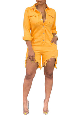MB Fashion YELLOW Jumpsuit 1534