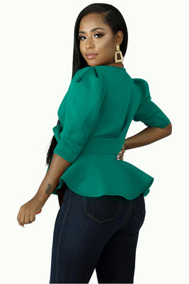 MB Fashion GREEN TQ TOP 2954