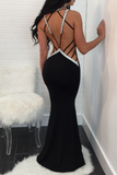 MB fashion Black Mini Sexy Dress 3532-88