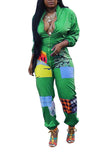 MB Fashion GREEN Jumpsuit 4996