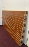 Slatwall Panels - 4 x 8', Cherry Melamine USED