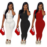 MB Fashion BLACK Jumpsuits 8466R