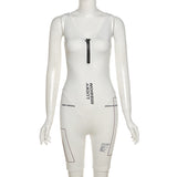 MB Fashion WHITE Jumpsuits 3163R